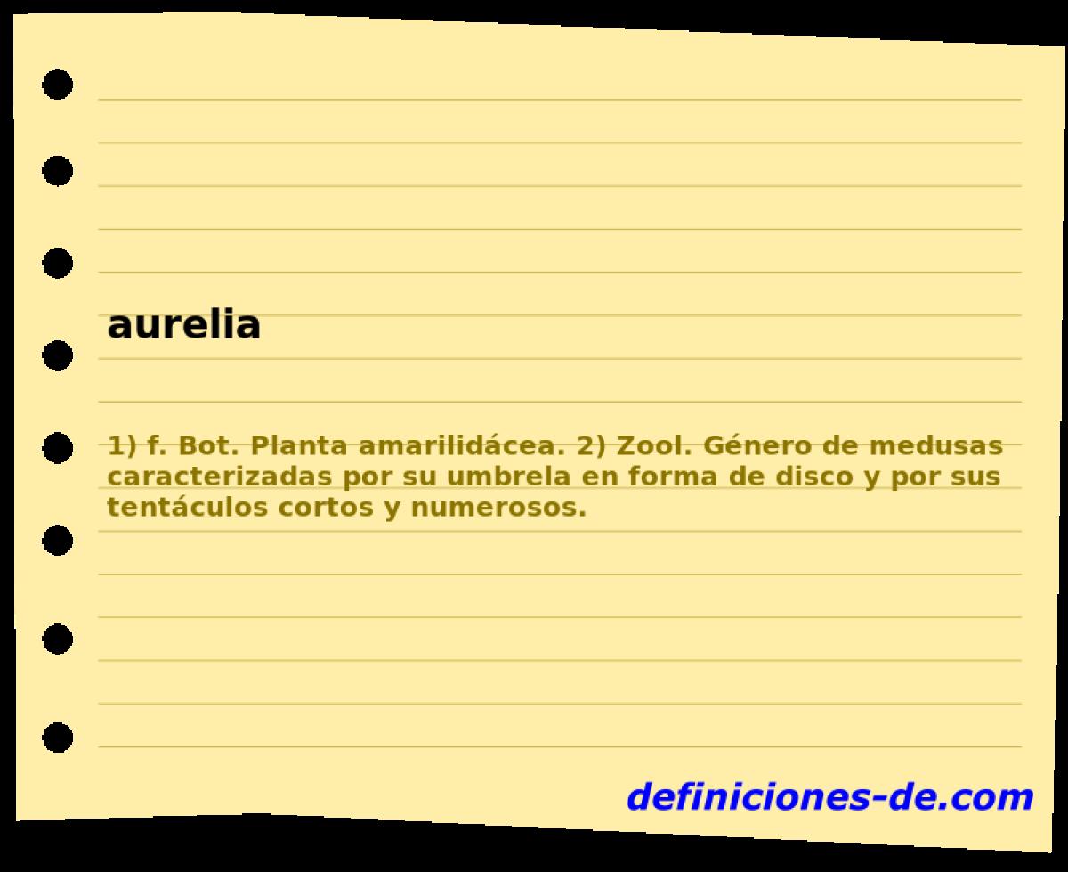 Significado De Aurelia