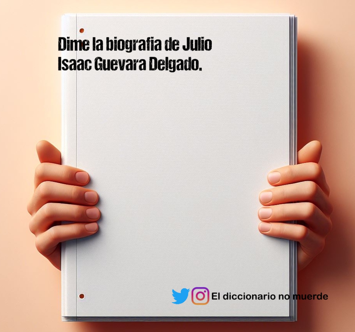 Dime la biografia de Julio Isaac Guevara Delgado. 