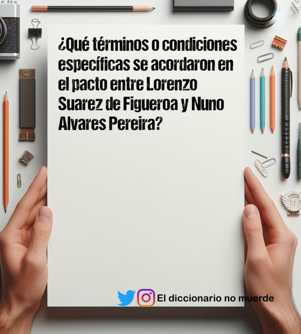 ¿Qué términos o condiciones específicas se acordaron en el pacto entre Lorenzo Suarez de Figueroa y Nuno Alvares Pereira?