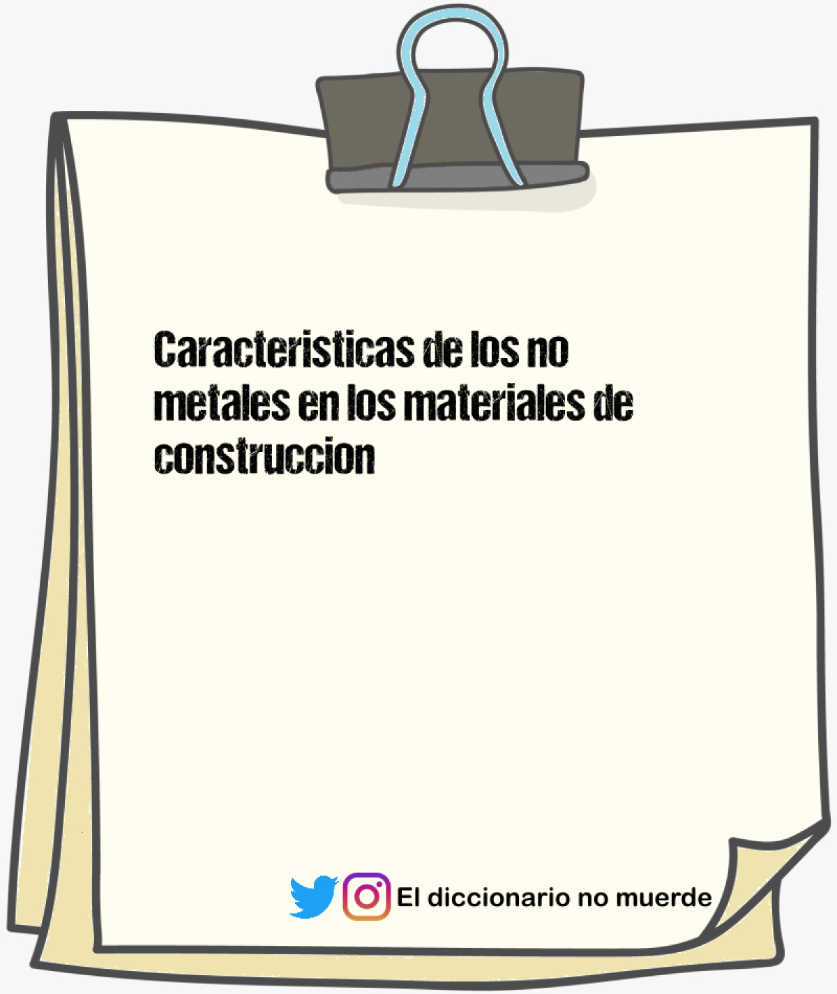 Caracteristicas de los no metales en los materiales de construccion