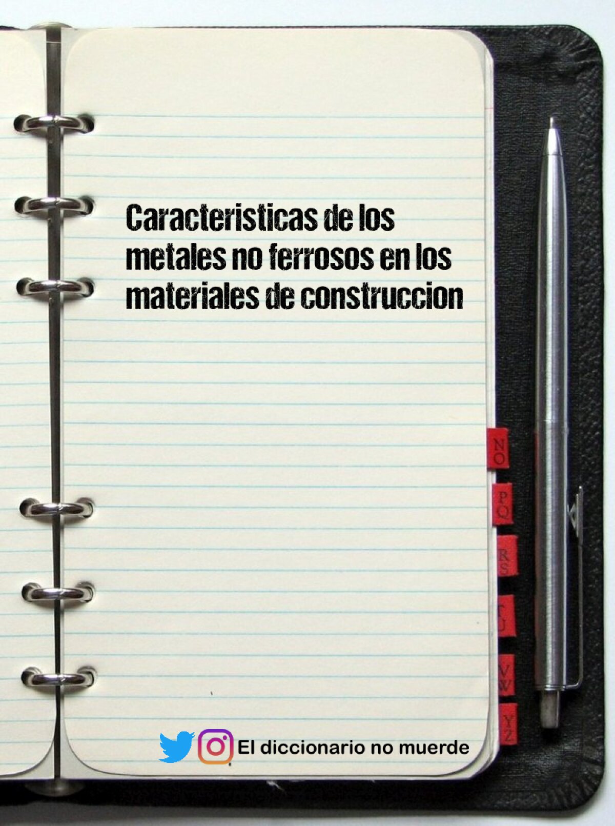 Caracteristicas de los metales no ferrosos en los materiales de construccion