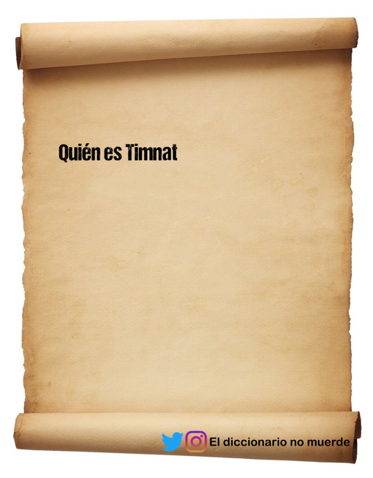 Quién es Timnat