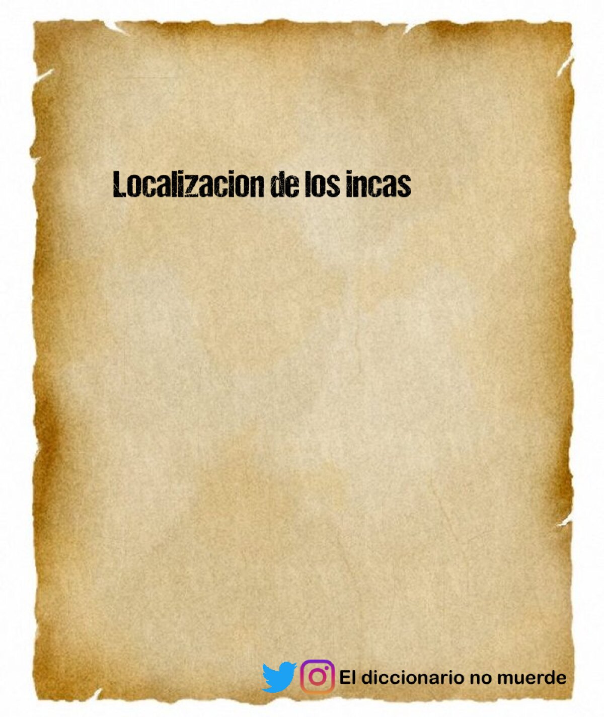 Localizacion de los incas 