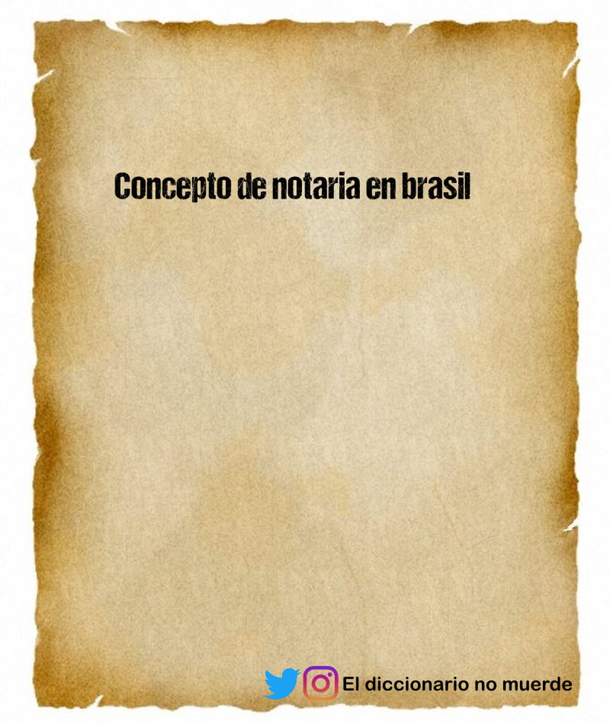 Concepto de notaria en brasil