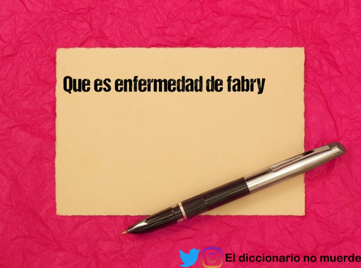 Que es enfermedad de fabry 