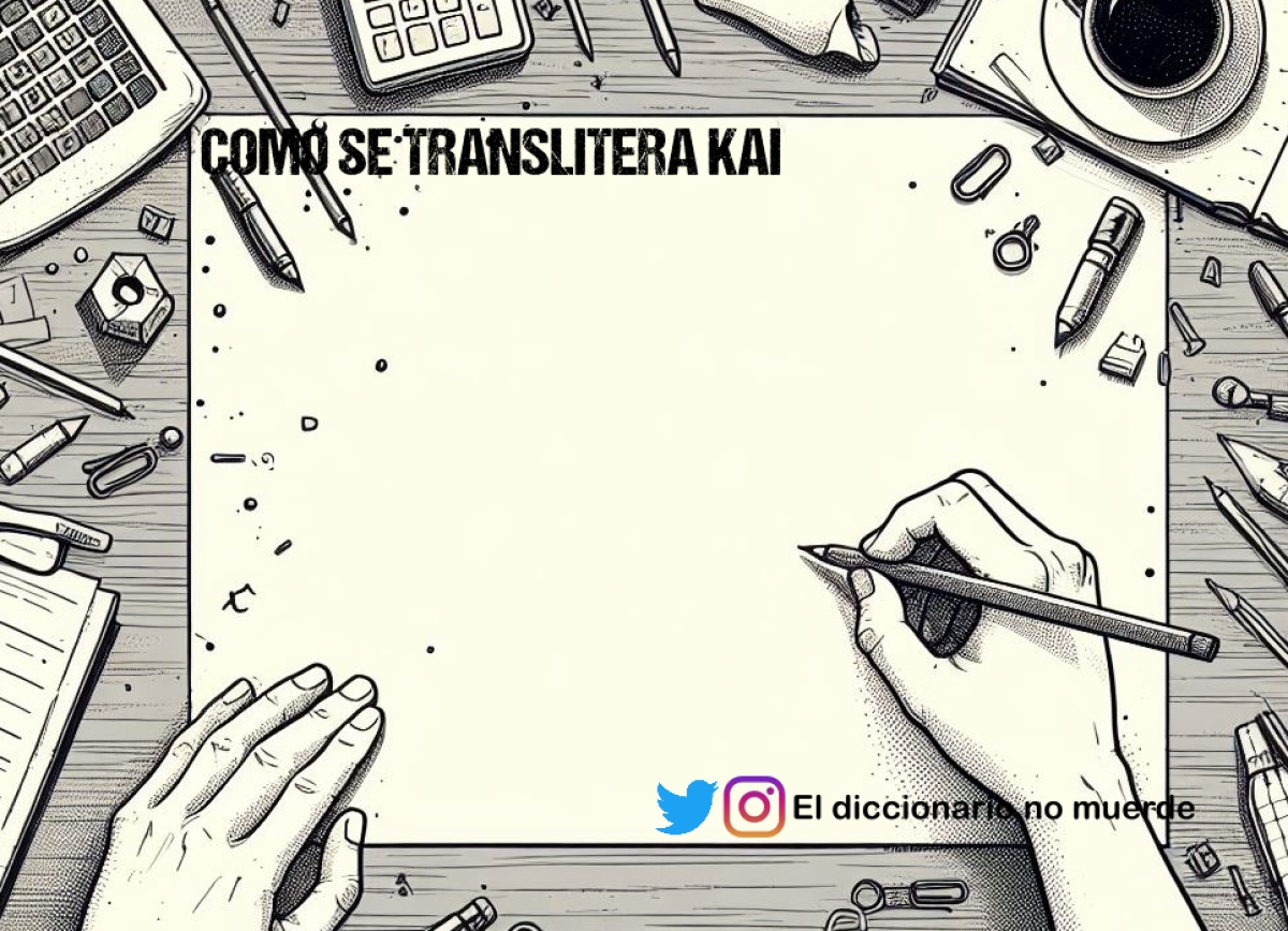 COMO SE TRANSLITERA KAI