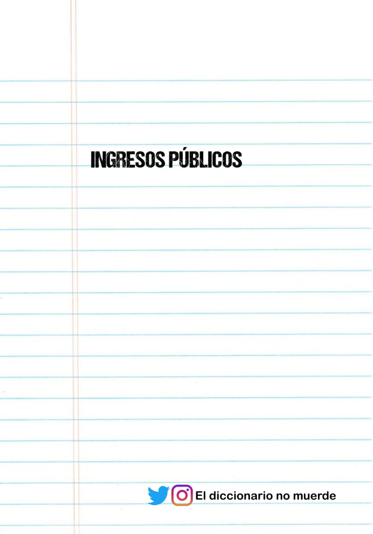 INGRESOS PÚBLICOS