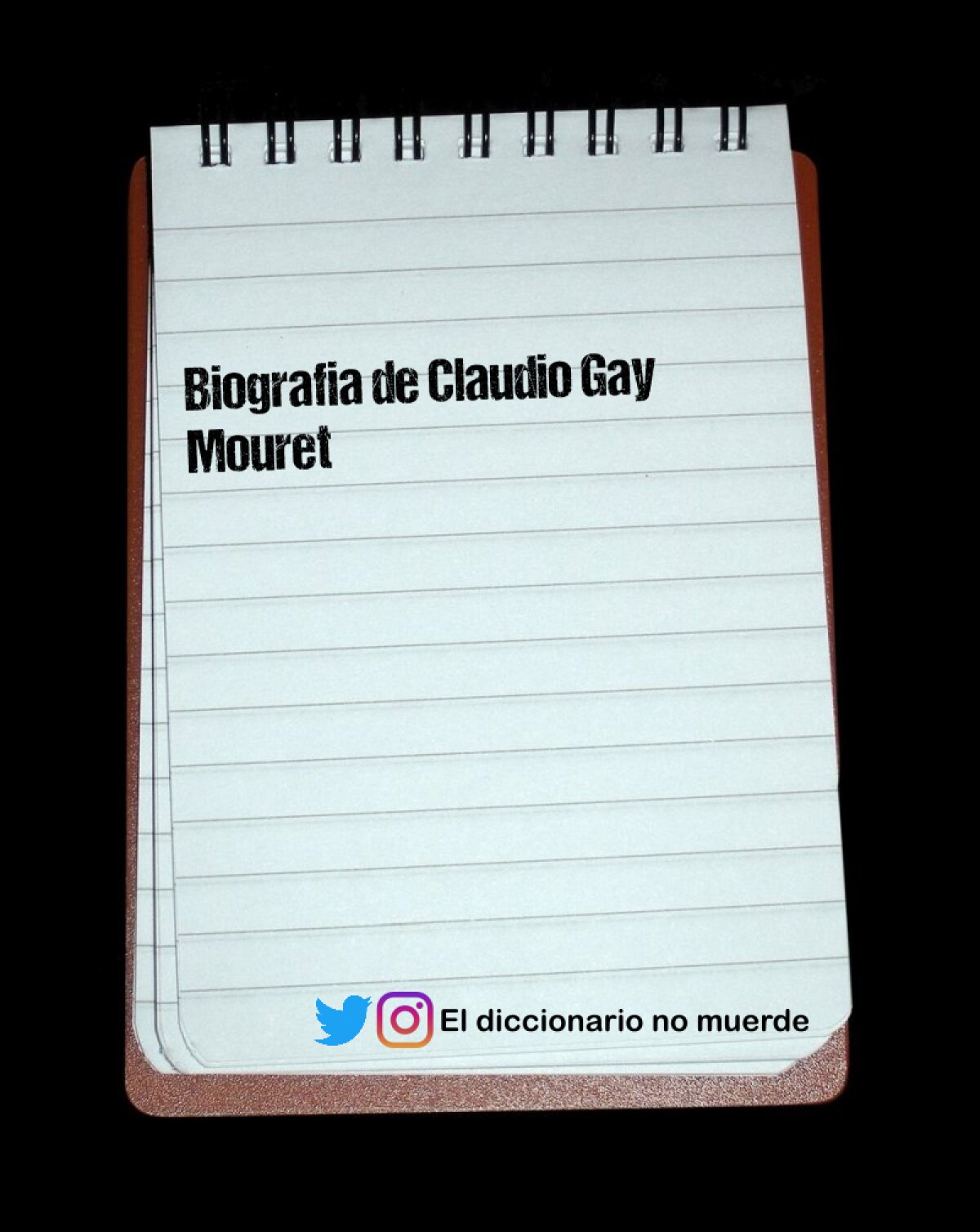 Biografia de Claudio Gay Mouret 