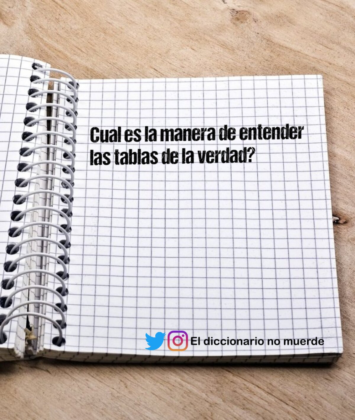 Cual es la manera de entender las tablas de la verdad? 