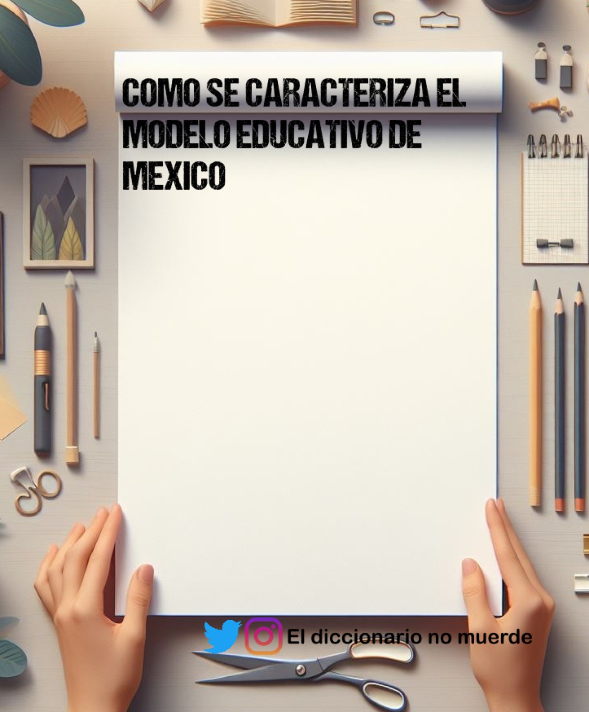 COMO SE CARACTERIZA EL MODELO EDUCATIVO DE MEXICO