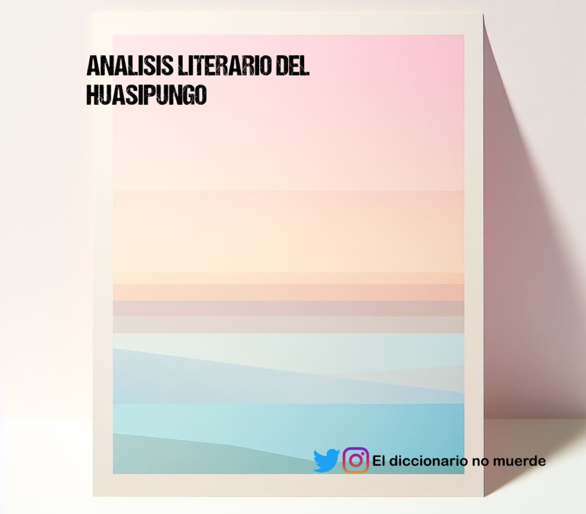 ANALISIS LITERARIO DEL HUASIPUNGO 