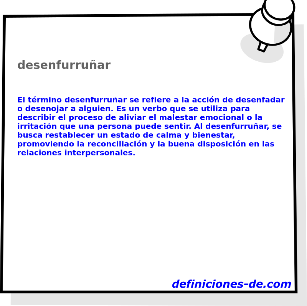 desenfurruar 