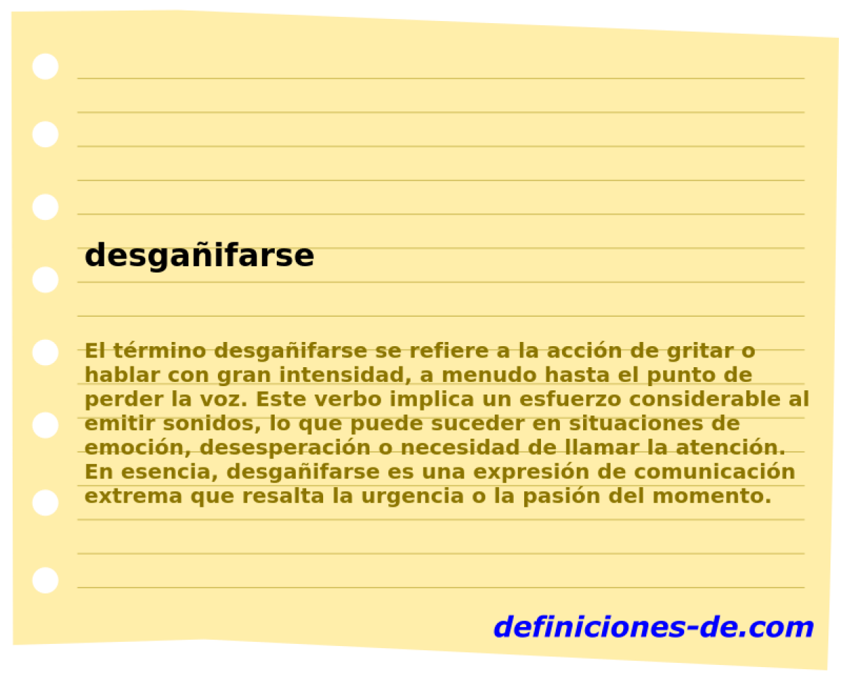 desgaifarse 