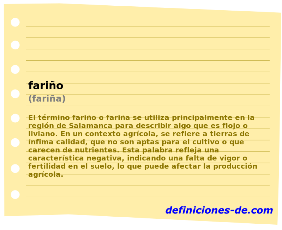 fario (faria)