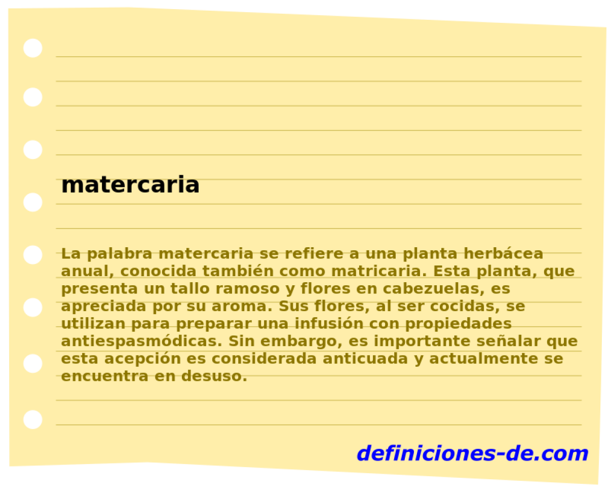 matercaria 