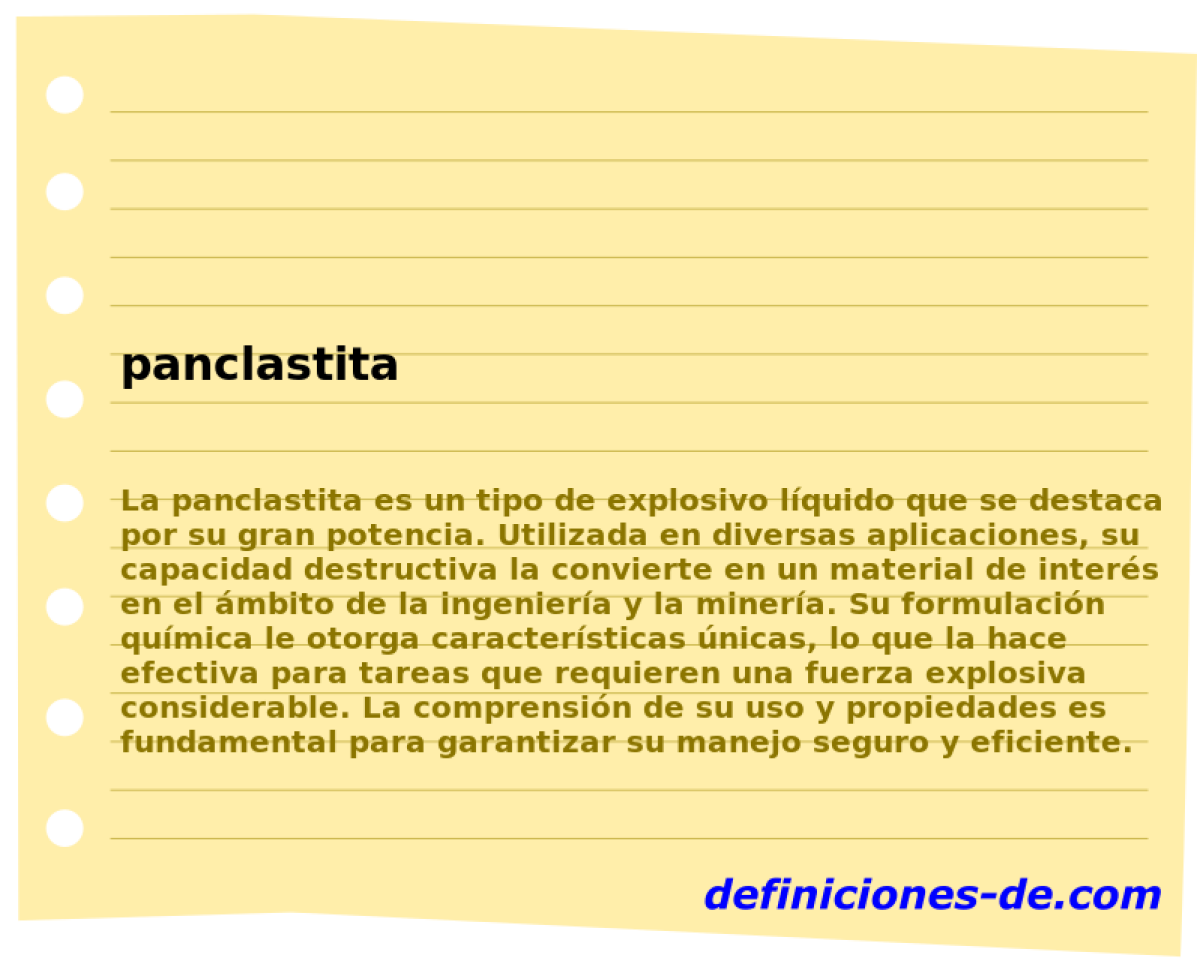 panclastita 