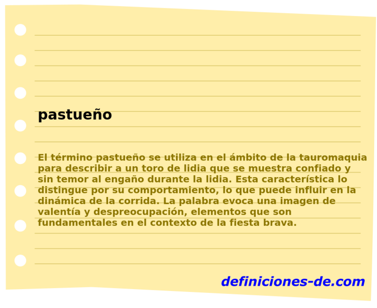 pastueo 