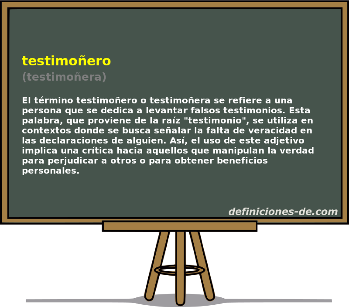 testimoero (testimoera)