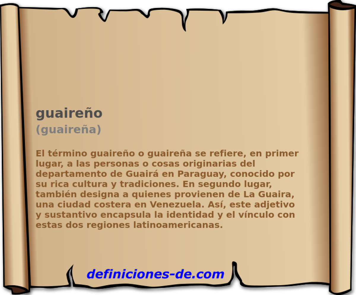 guaireo (guairea)