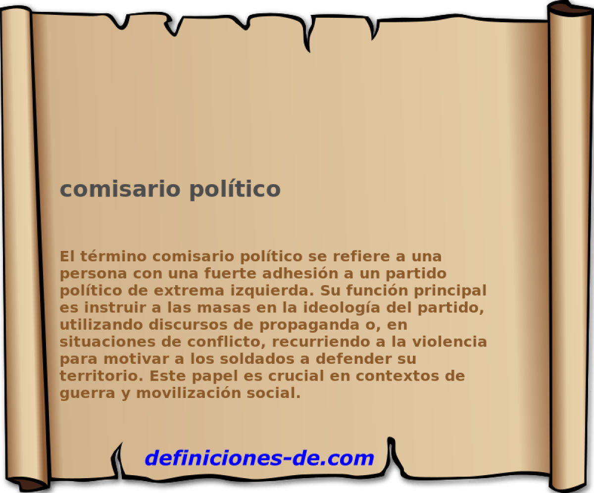 comisario poltico 