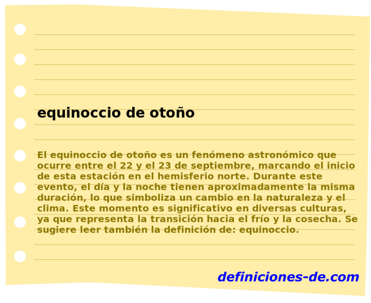 equinoccio de otoo 