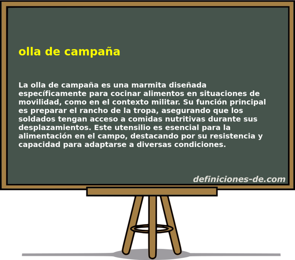 olla de campaa 