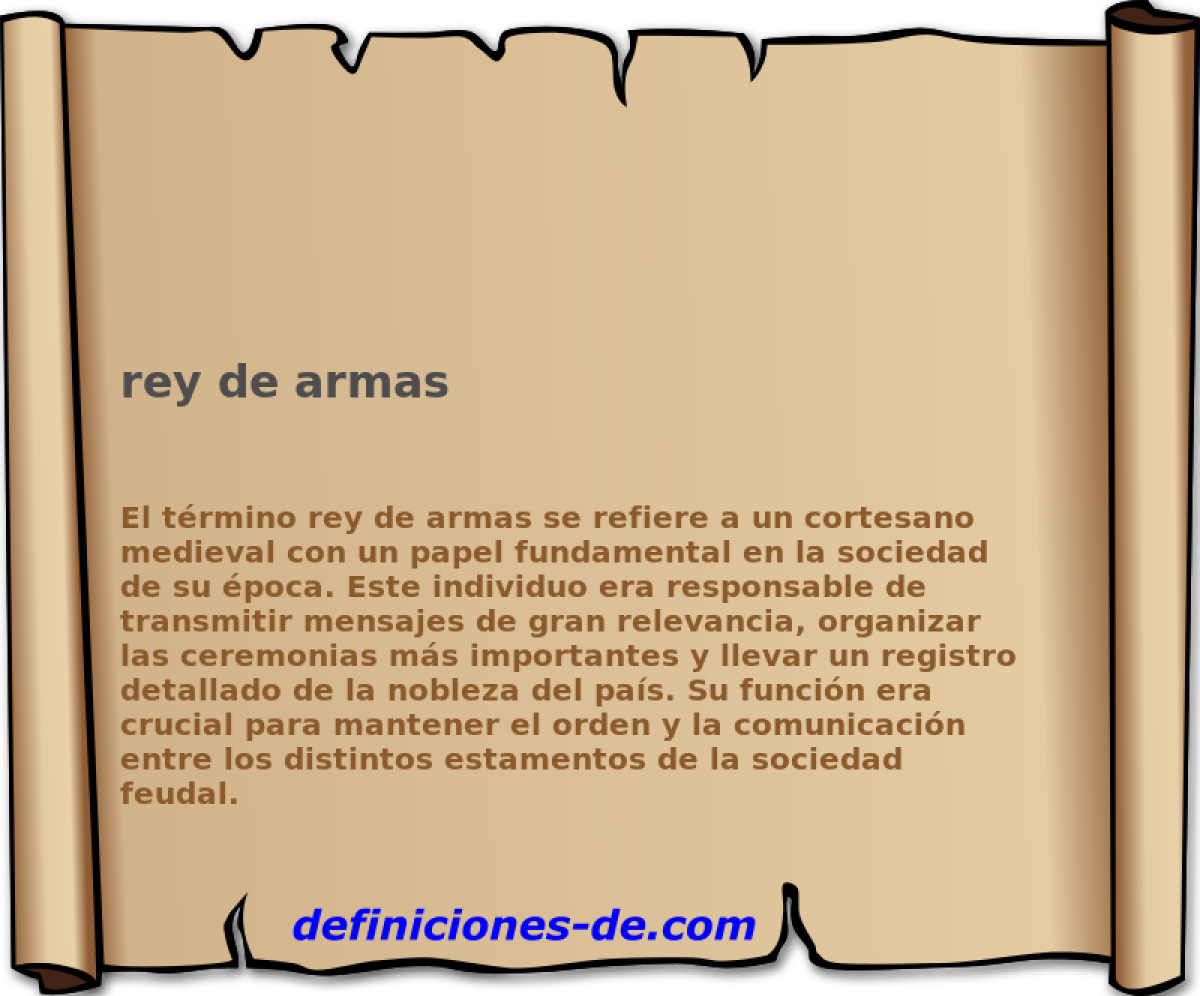 rey de armas 