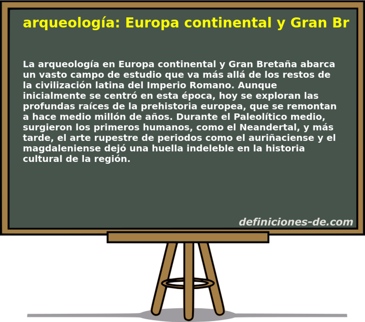 arqueologa: Europa continental y Gran Bretaa 