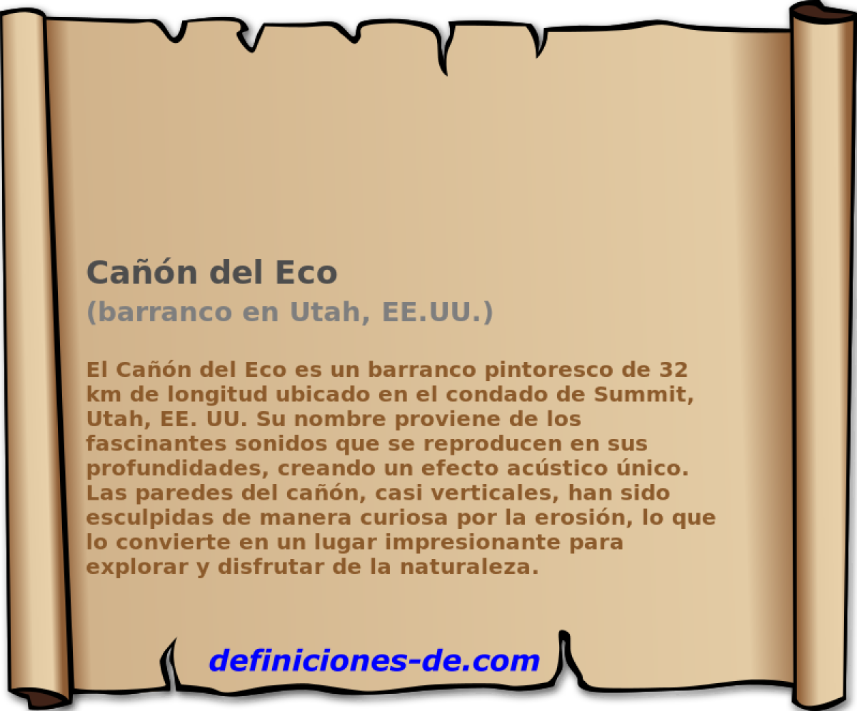 Can del Eco (barranco en Utah, EE.UU.)