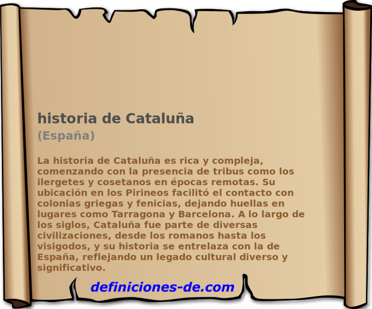 Historia De Cataluña (España)