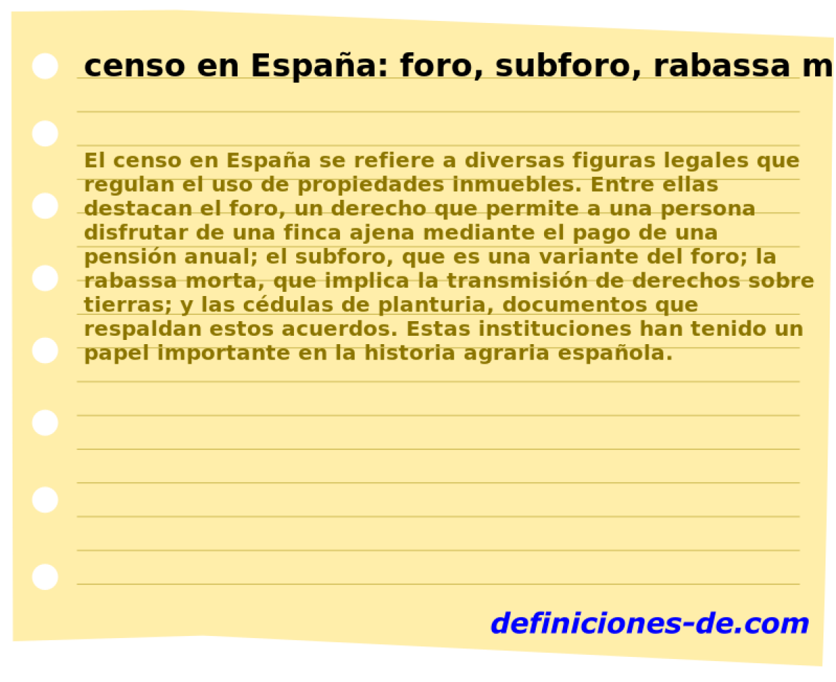 Censar definicion diccionario