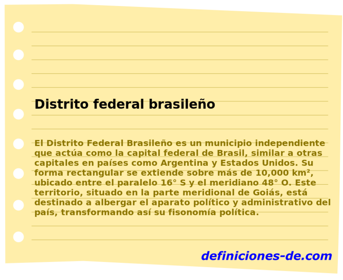 Distrito federal brasileo 