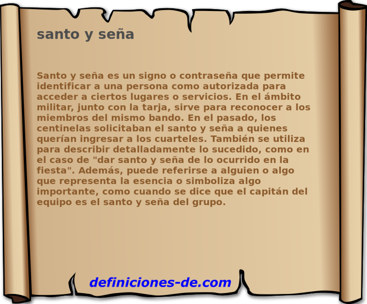 santo y sea 