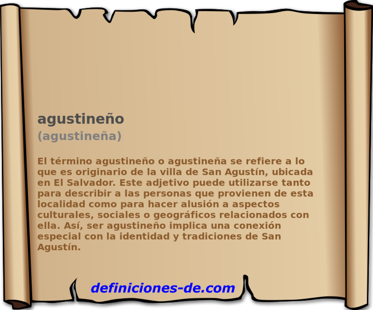 agustineo (agustinea)