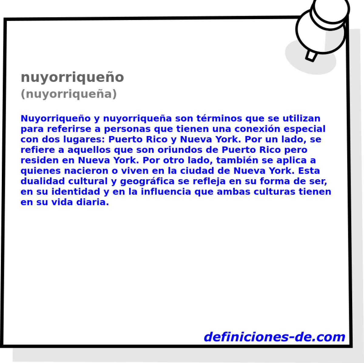 nuyorriqueo (nuyorriquea)