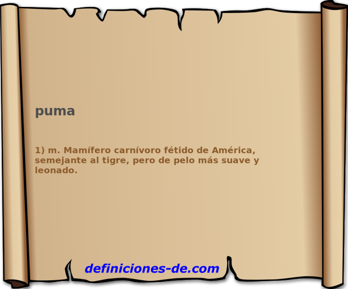 regla A gran escala personalizado Puma | Significado de puma