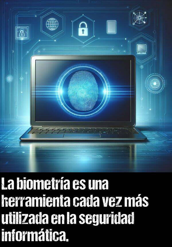 informtica: La biometra es una herramienta cada vez ms utilizada en la seguridad informtica.