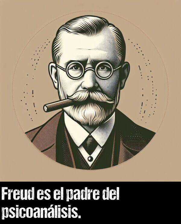 del: Freud es el padre del psicoanlisis.