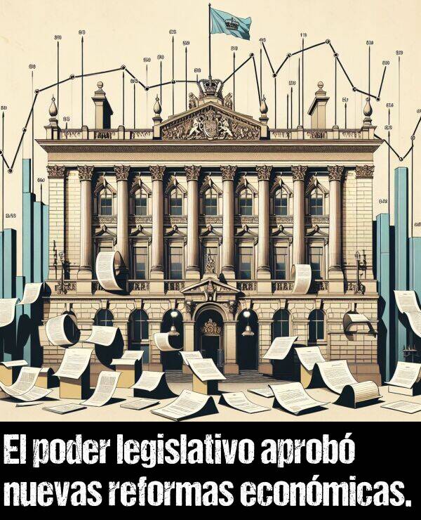 econmicas: El poder legislativo aprob nuevas reformas econmicas.