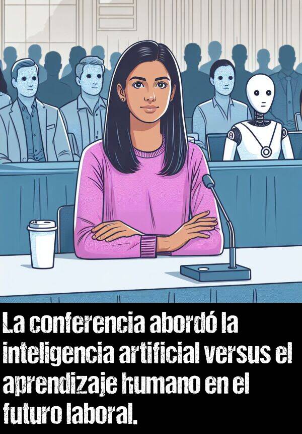 laboral: La conferencia abord la inteligencia artificial versus el aprendizaje humano en el futuro laboral.