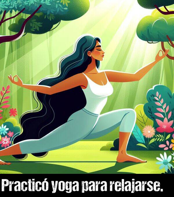 yoga: Practic yoga para relajarse.