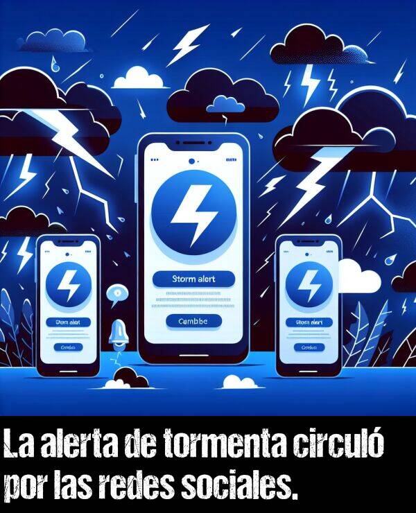 social: La alerta de tormenta circul por las redes sociales.