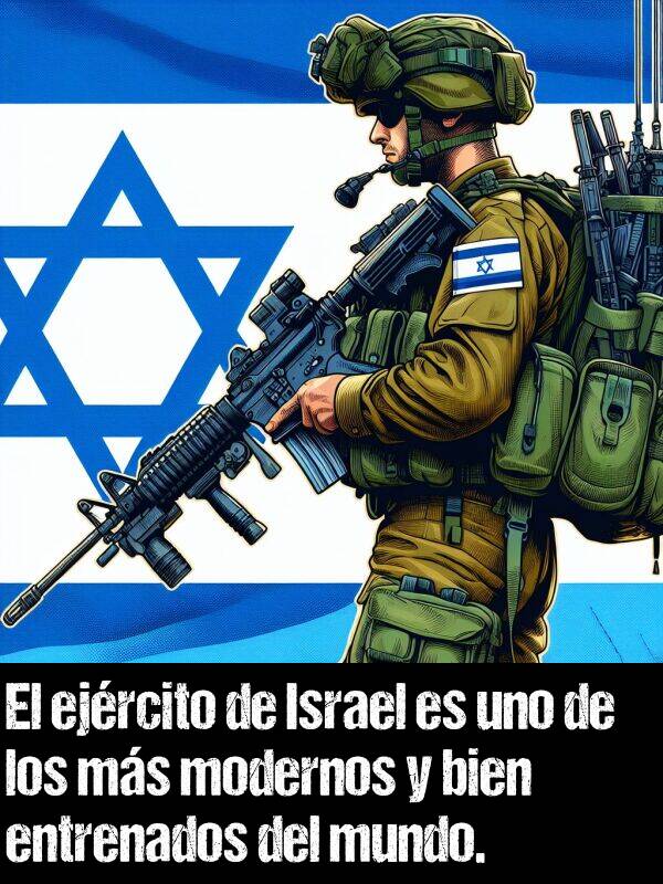 ejrcito: El ejrcito de Israel es uno de los ms modernos y bien entrenados del mundo.