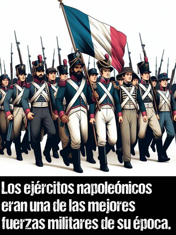 napolenicos: Los ejrcitos napolenicos eran una de las mejores fuerzas militares de su poca.