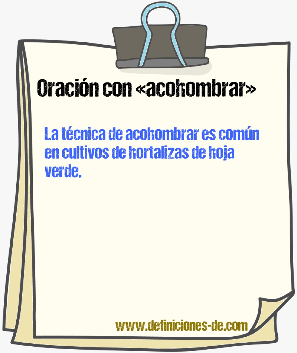 Ejemplos de oraciones con acohombrar