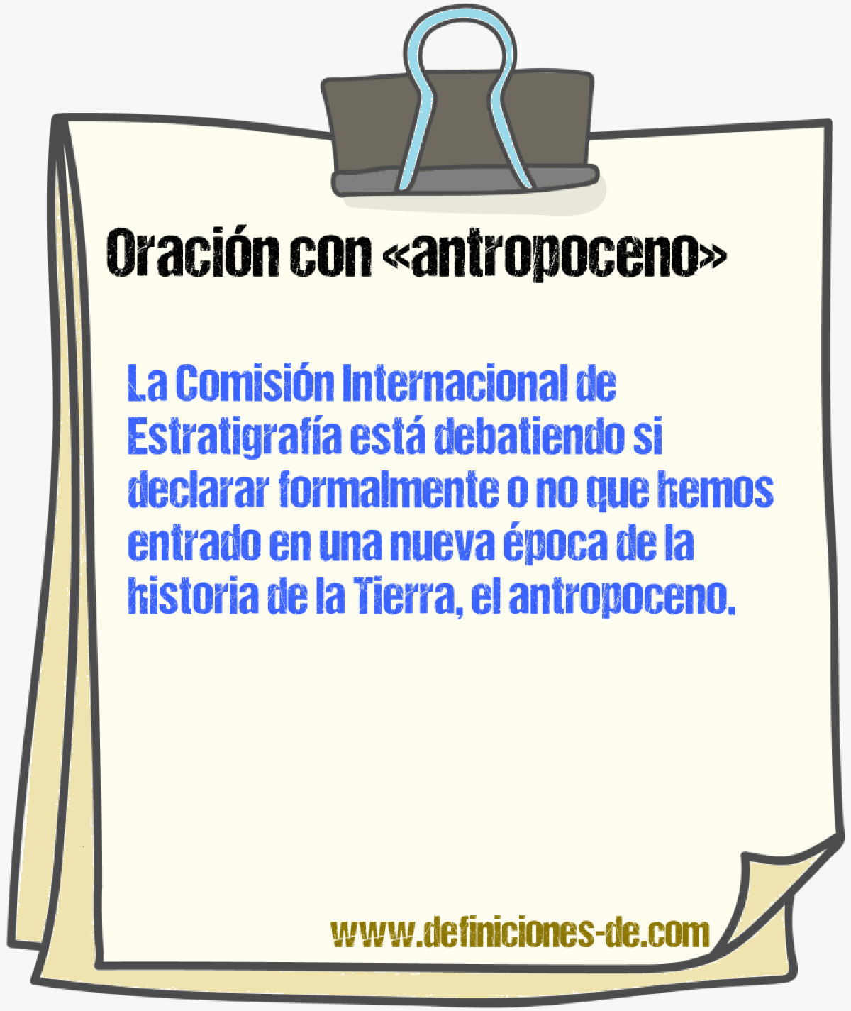 Ejemplos de oraciones con antropoceno