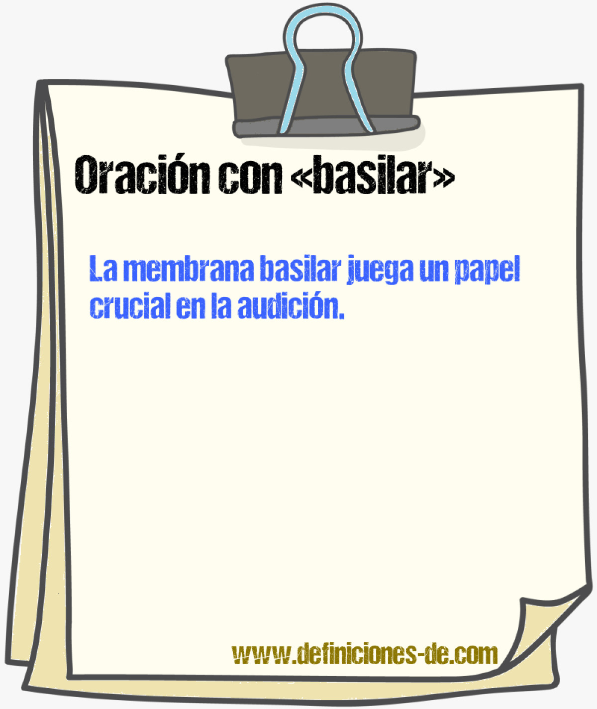 Ejemplos de oraciones con basilar