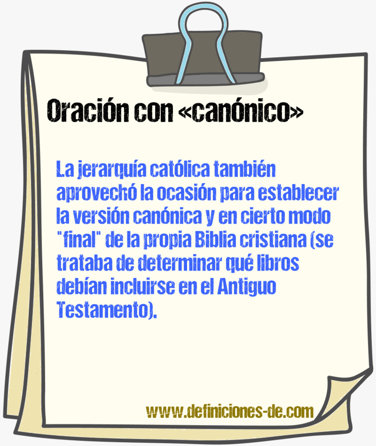 Ejemplos de oraciones con cannico