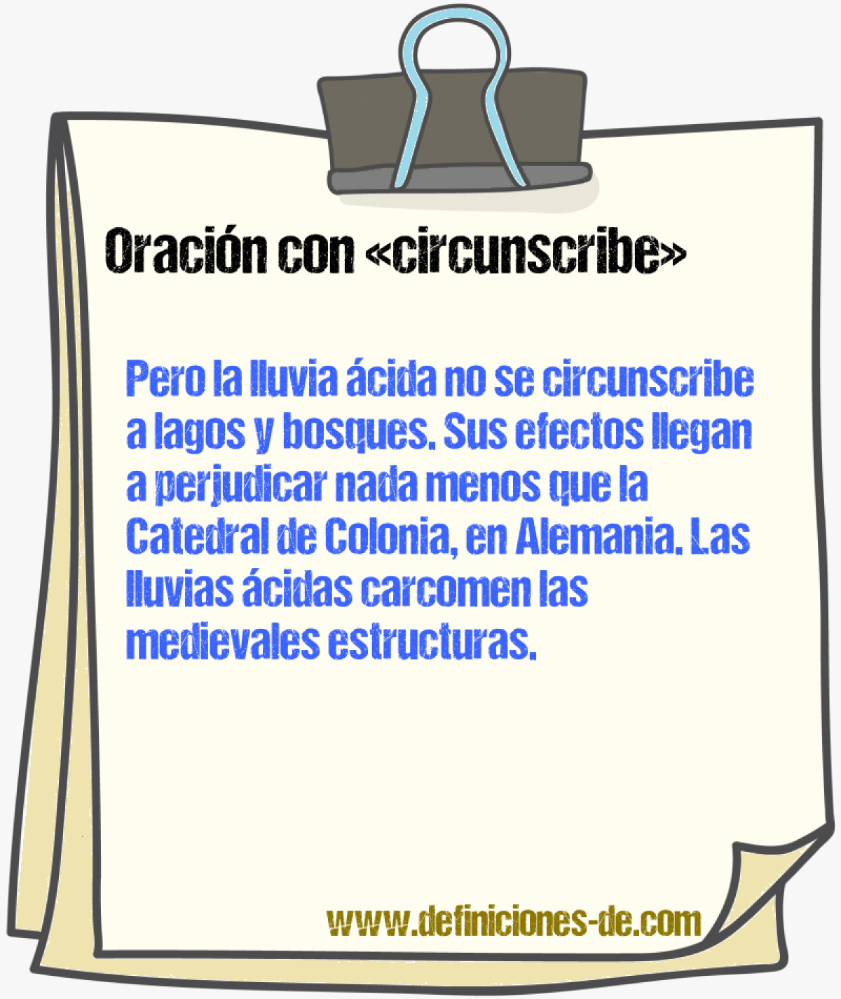 Ejemplos de oraciones con circunscribe