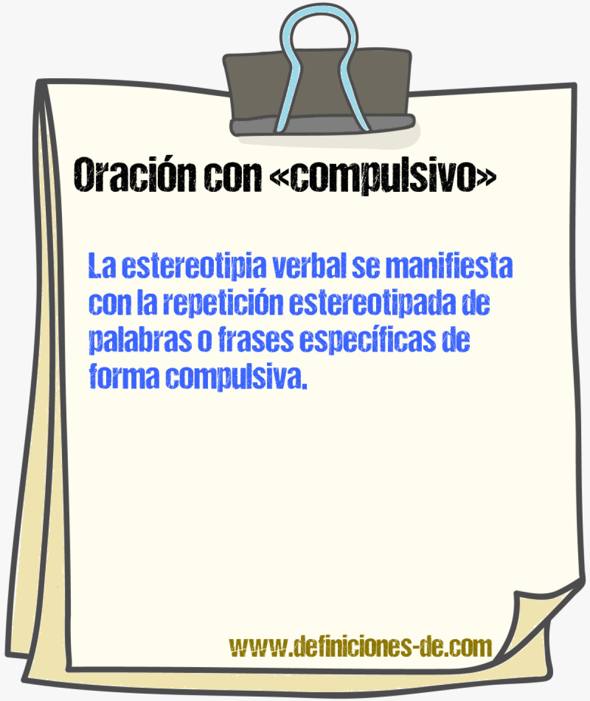 Ejemplos de oraciones con compulsivo